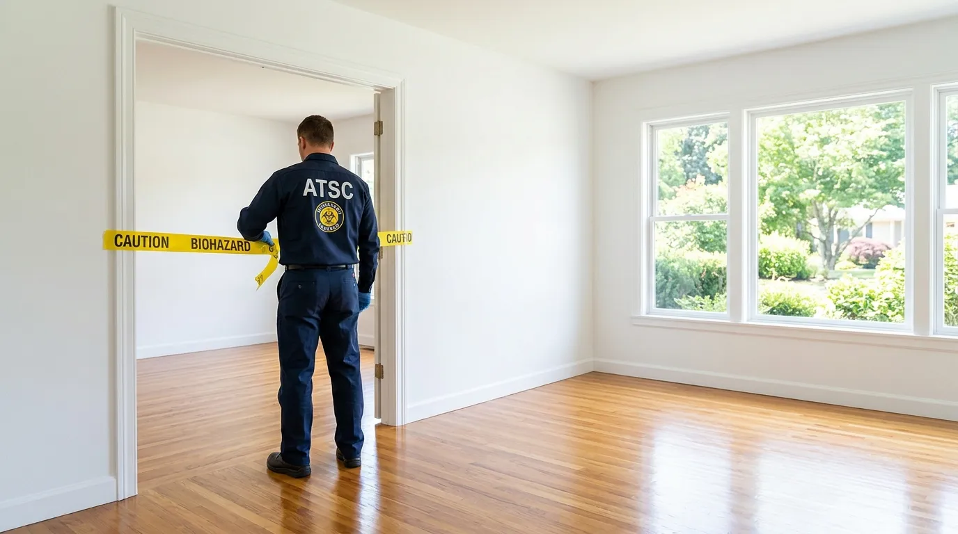 Certified biohazard cleanup crew performing Decomposition Cleanup in Waikiki